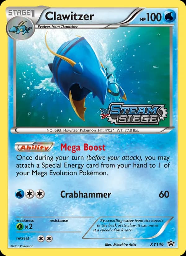Clawitzer XY146/211, XY Black Star Promos