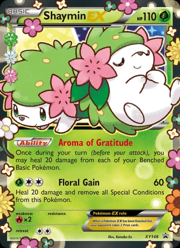 Shaymin EX XY148/211, XY Black Star Promos