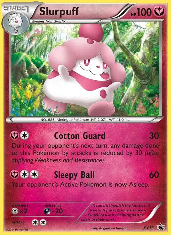 Slurpuff XY15/211, XY Black Star Promos