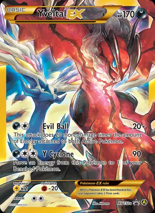 Yveltal-EX XY150a/211, XY Black Star Promos