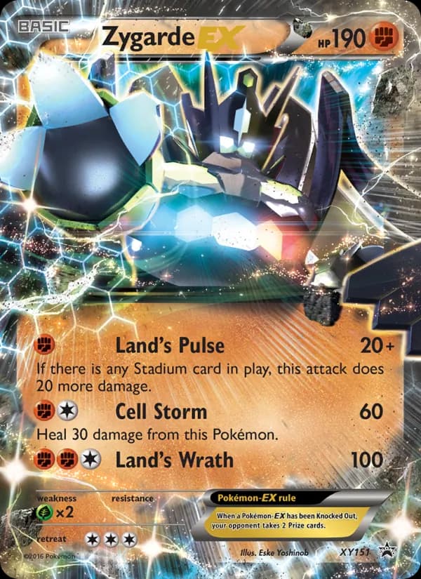 Zygarde EX XY151/211, XY Black Star Promos
