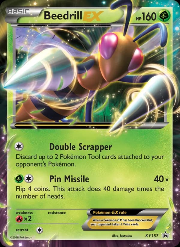 Beedrill EX XY157/211, XY Black Star Promos