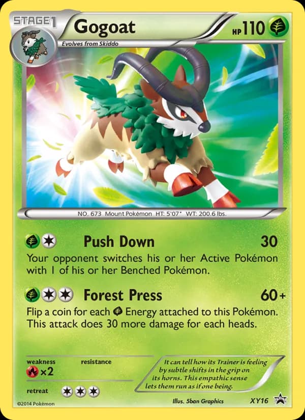 Gogoat XY16/211, XY Black Star Promos