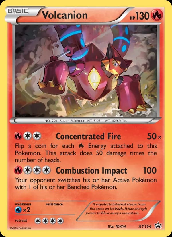 Volcanion XY164/211, XY Black Star Promos