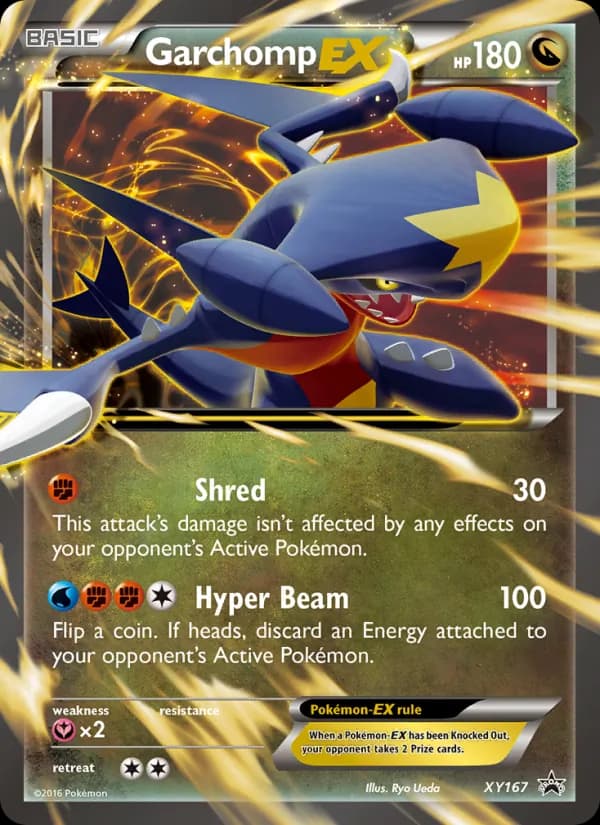 Garchomp-EX XY167/211, XY Black Star Promos