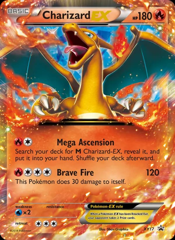 Charizard EX XY17/211, XY Black Star Promos