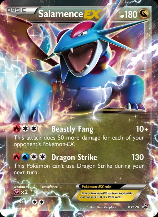 Salamence EX XY170/211, XY Black Star Promos