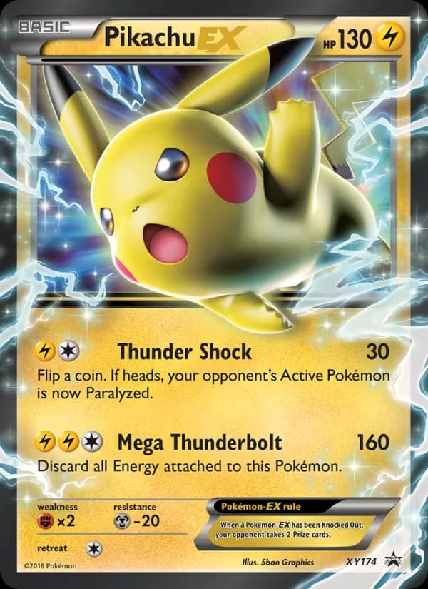 Pikachu-EX XY174/211, XY Black Star Promos