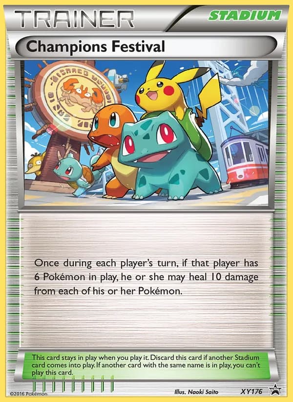 Champions Festival XY176/211, XY Black Star Promos
