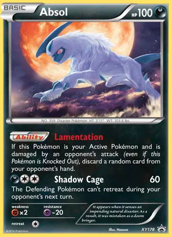 Absol XY178/211, XY Black Star Promos