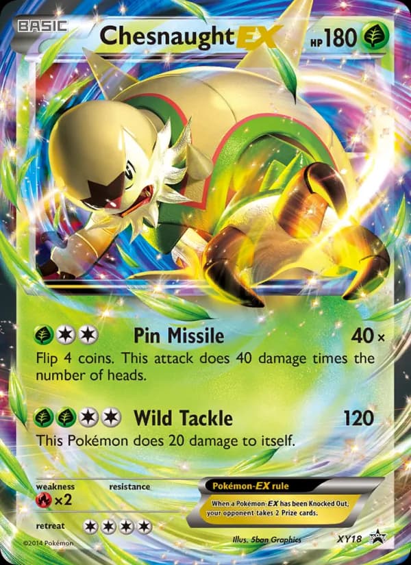 Chesnaught EX XY18/211, XY Black Star Promos