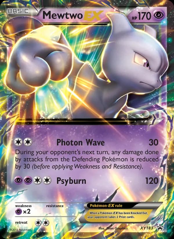 Mewtwo-EX XY183/211, XY Black Star Promos