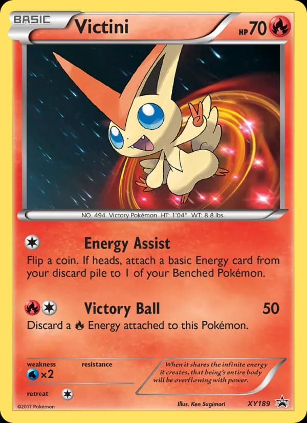 Victini XY189/211, XY Black Star Promos