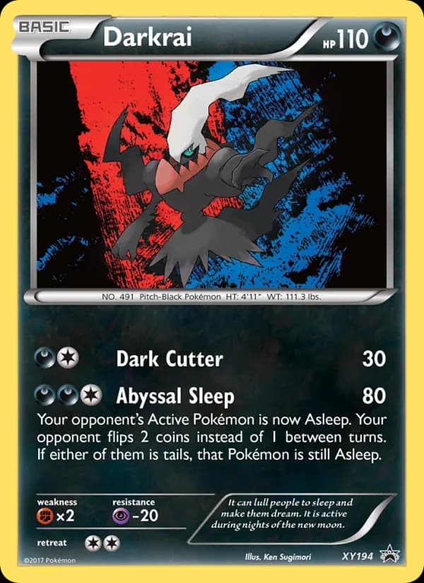 Darkrai XY194/211, XY Black Star Promos