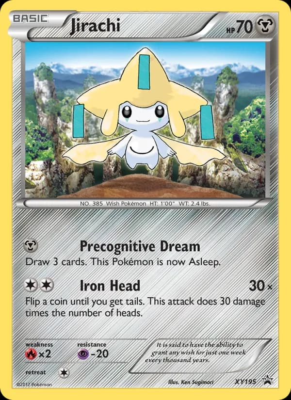 Jirachi XY195/211, XY Black Star Promos