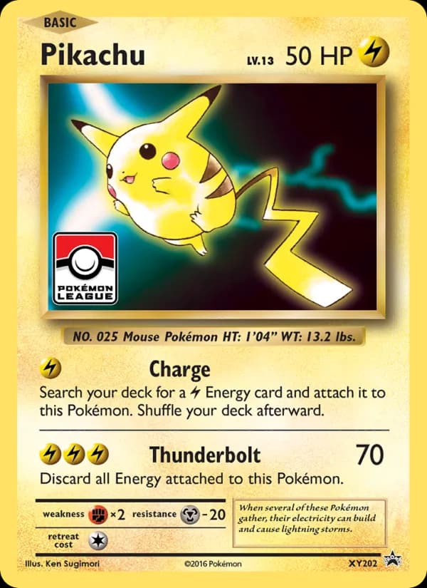 Pikachu XY202/211, XY Black Star Promos