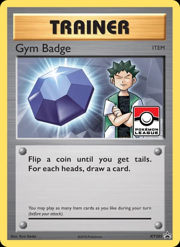 Gym Badge XY203/211, XY Black Star Promos