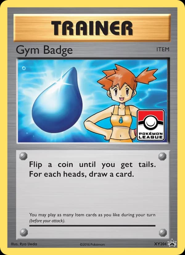 Gym Badge XY204/211, XY Black Star Promos