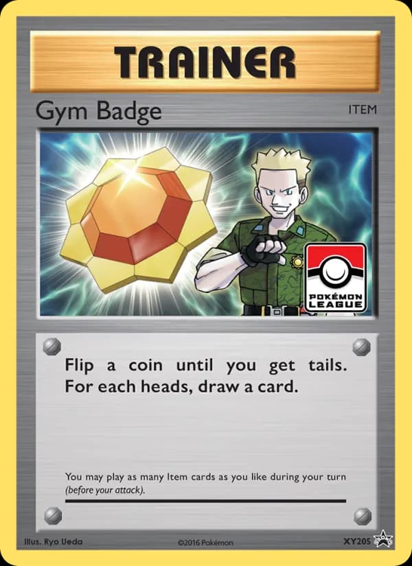 Gym Badge XY205/211, XY Black Star Promos