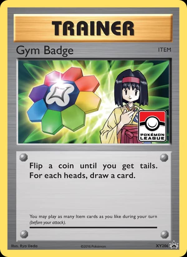 Gym Badge XY206/211, XY Black Star Promos
