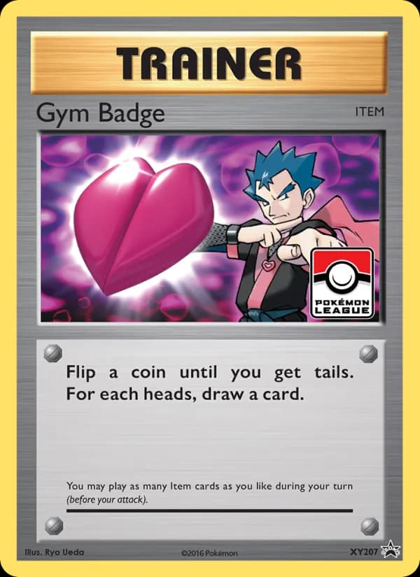 Gym Badge XY207/211, XY Black Star Promos