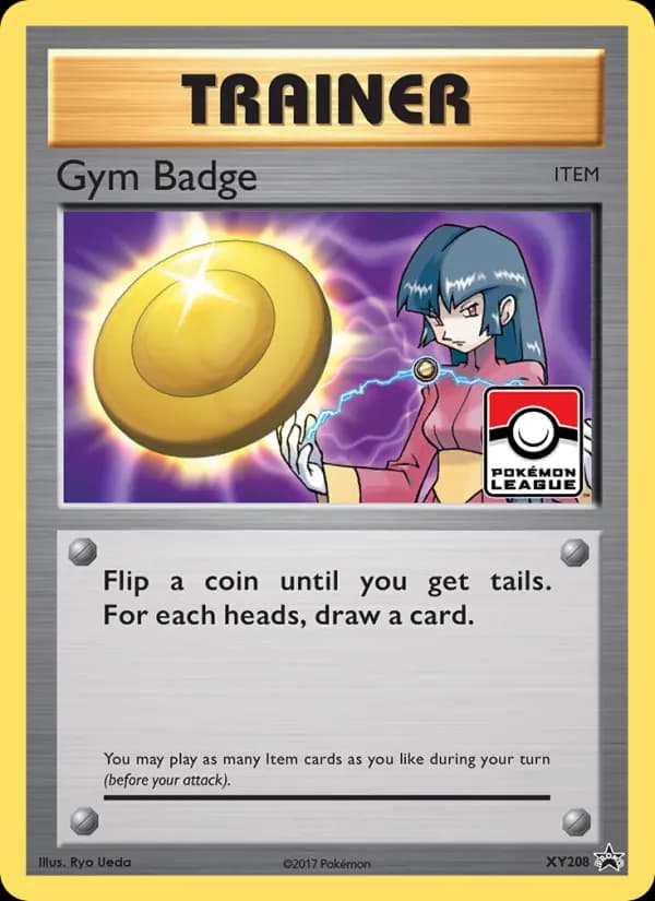 Gym Badge XY208/211, XY Black Star Promos