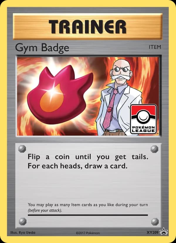 Gym Badge XY209/211, XY Black Star Promos