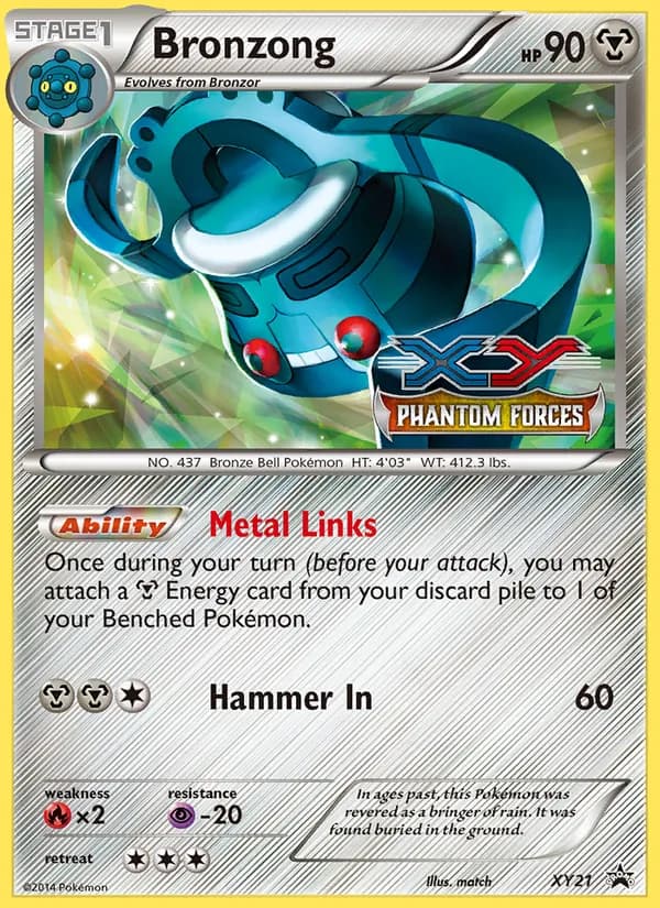 Bronzong XY21/211, XY Black Star Promos
