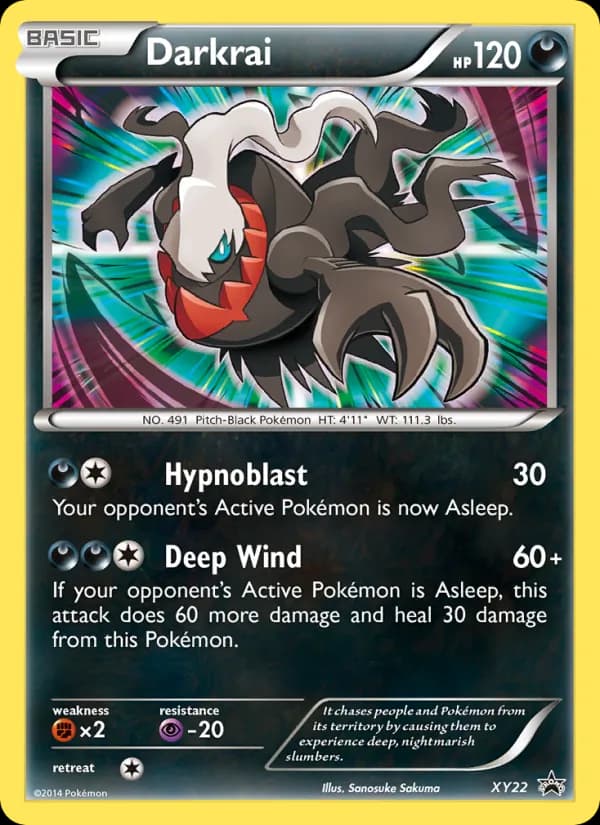 Darkrai XY22/211, XY Black Star Promos