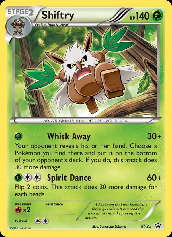 Shiftry XY23/211, XY Black Star Promos