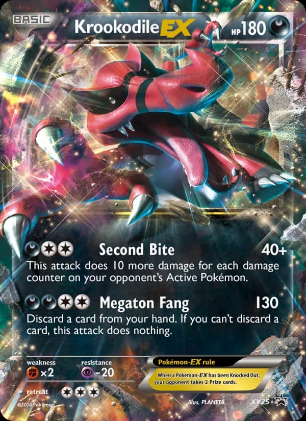 Krookodile EX XY25/211, XY Black Star Promos