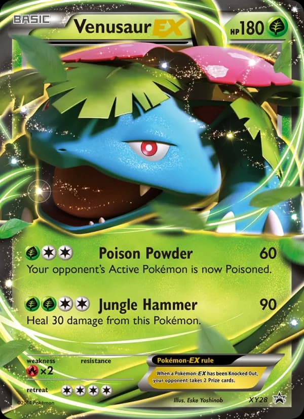 Venusaur EX XY28/211, XY Black Star Promos