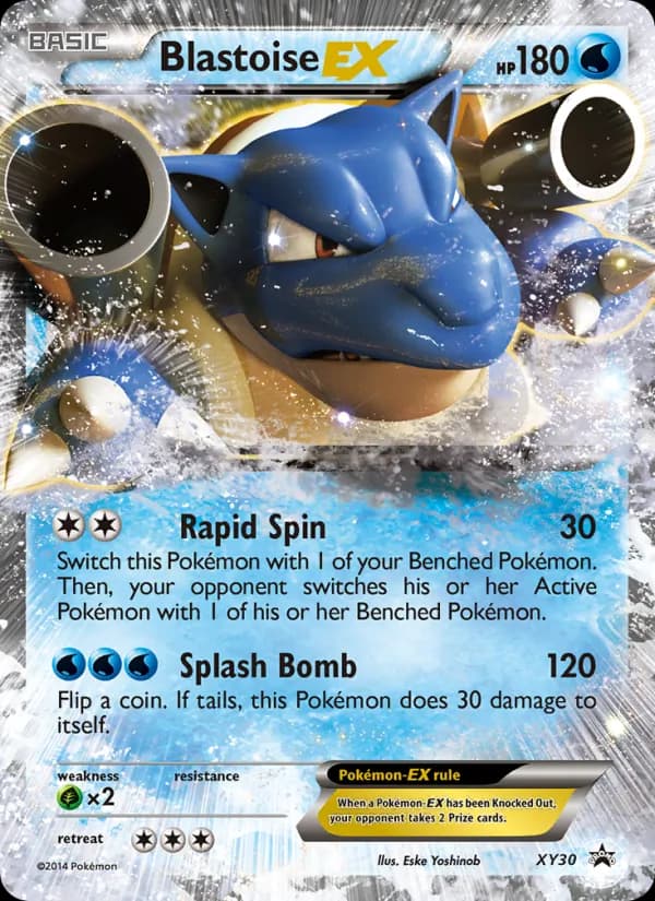 Blastoise EX XY30/211, XY Black Star Promos