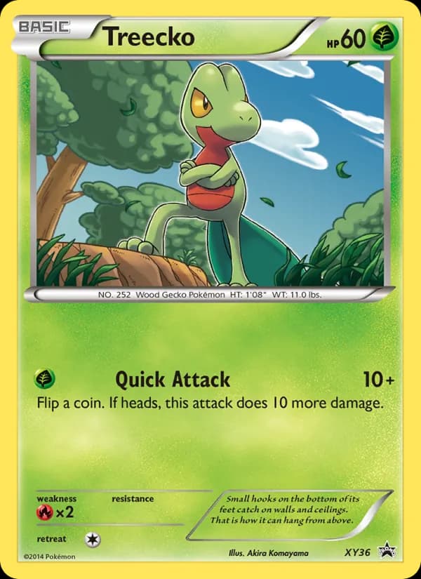 Treecko XY36/211, XY Black Star Promos