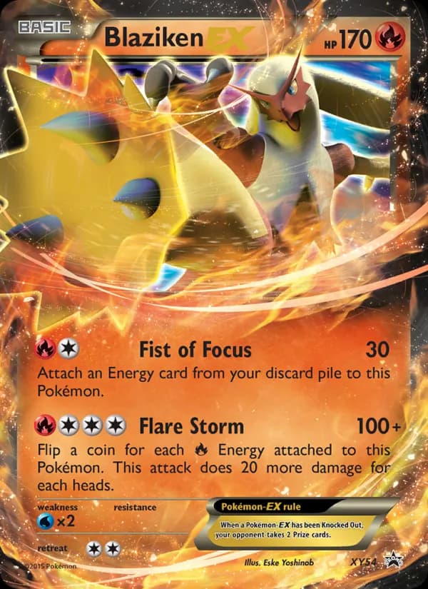 Blaziken EX XY54/211, XY Black Star Promos