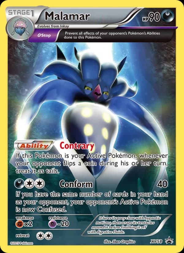 Malamar XY58/211, XY Black Star Promos
