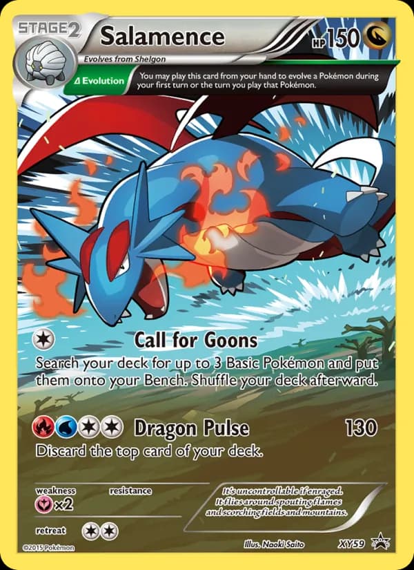 Salamence XY59/211, XY Black Star Promos