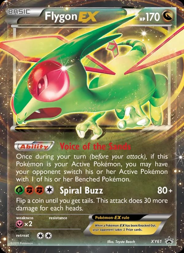 Flygon EX XY61/211, XY Black Star Promos