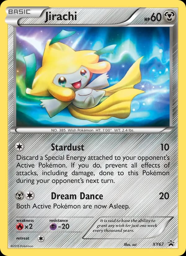Jirachi XY67/211, XY Black Star Promos