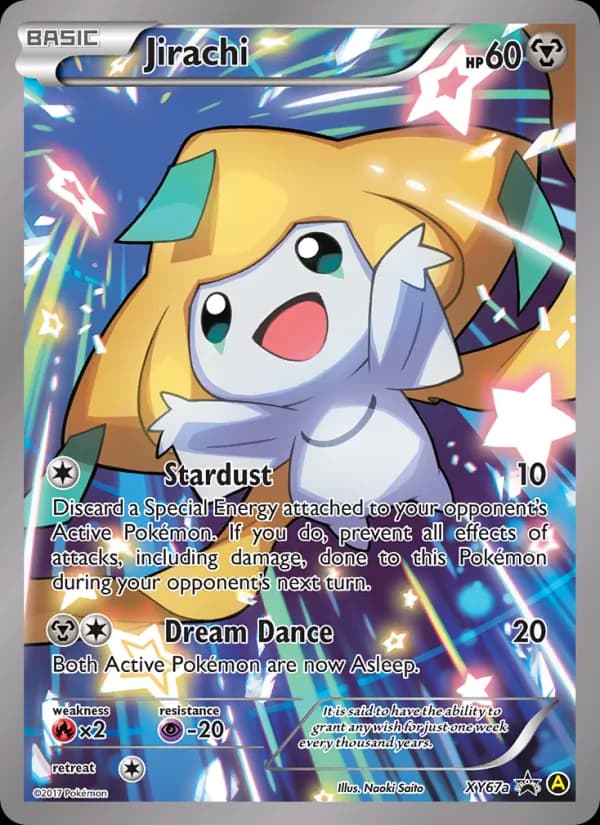 Jirachi XY67a/211, XY Black Star Promos