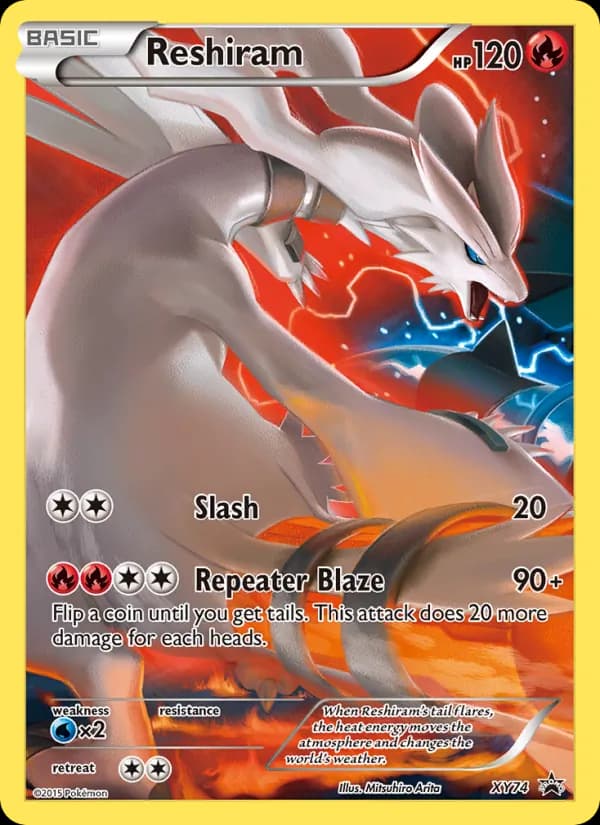 Reshiram XY74/211, XY Black Star Promos