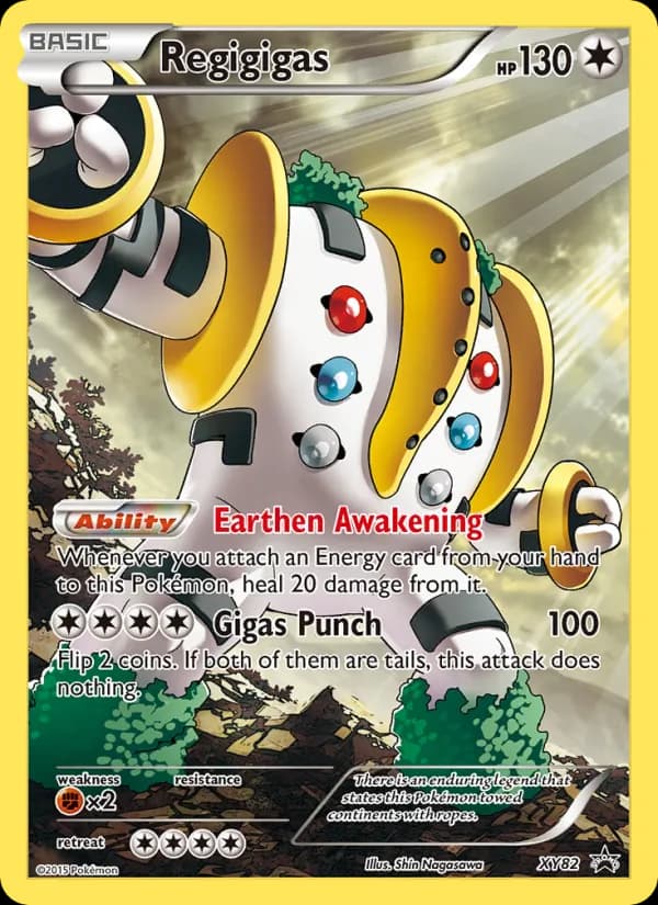 Regigigas XY82/211, XY Black Star Promos