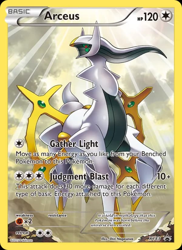 Arceus XY83/211, XY Black Star Promos