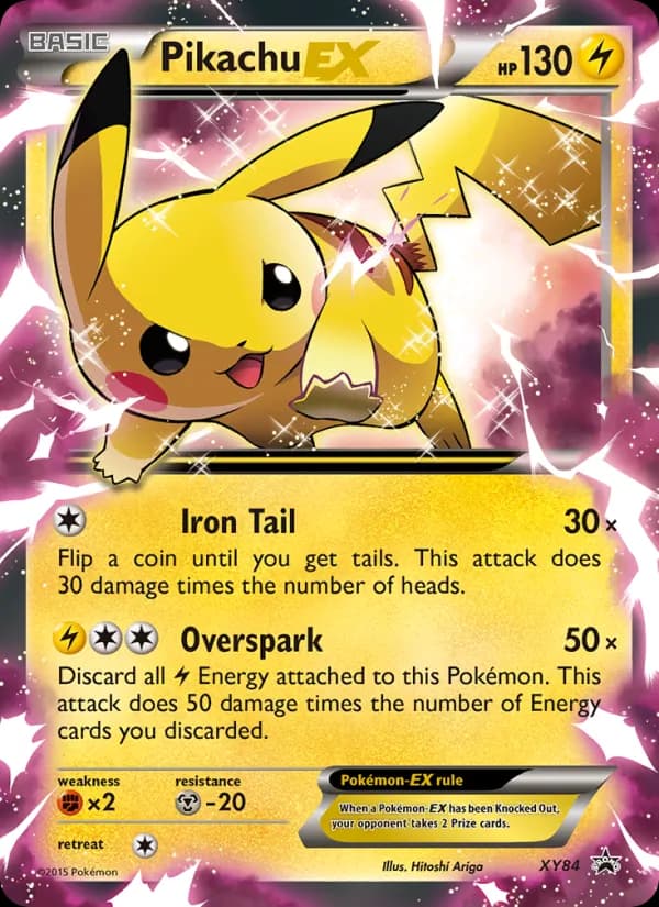 Pikachu EX XY84/211, XY Black Star Promos
