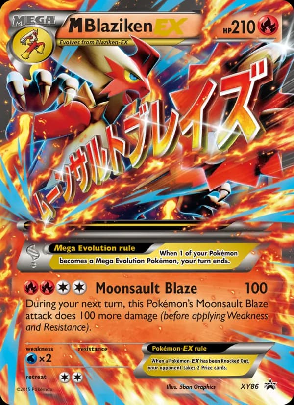 M Blaziken EX XY86/211, XY Black Star Promos