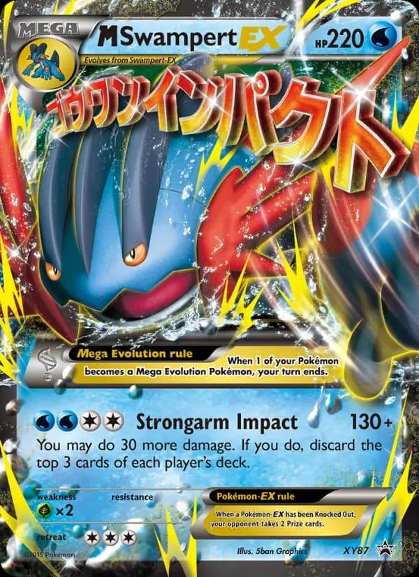 M Swampert EX XY87/211, XY Black Star Promos