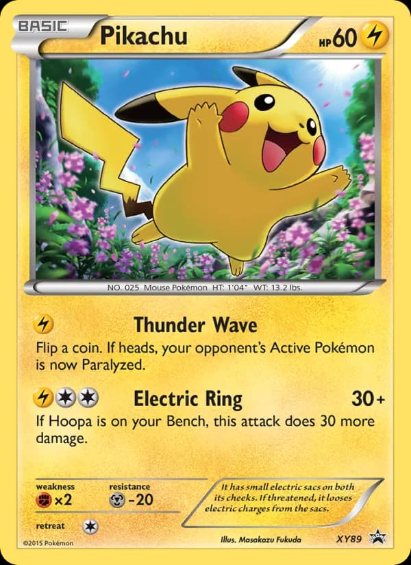 Pikachu XY89/211, XY Black Star Promos