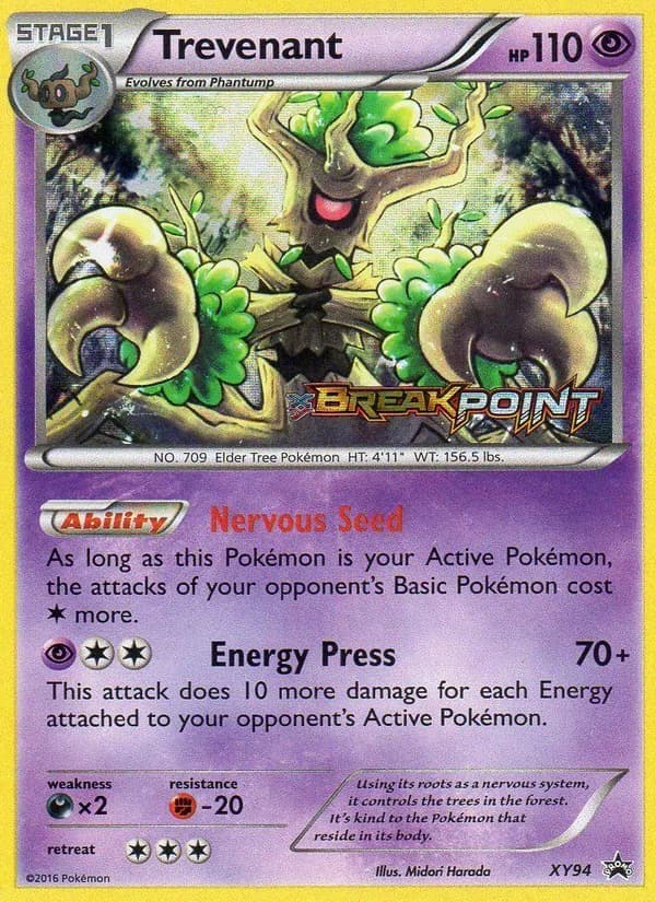Trevenant XY94/211, XY Black Star Promos