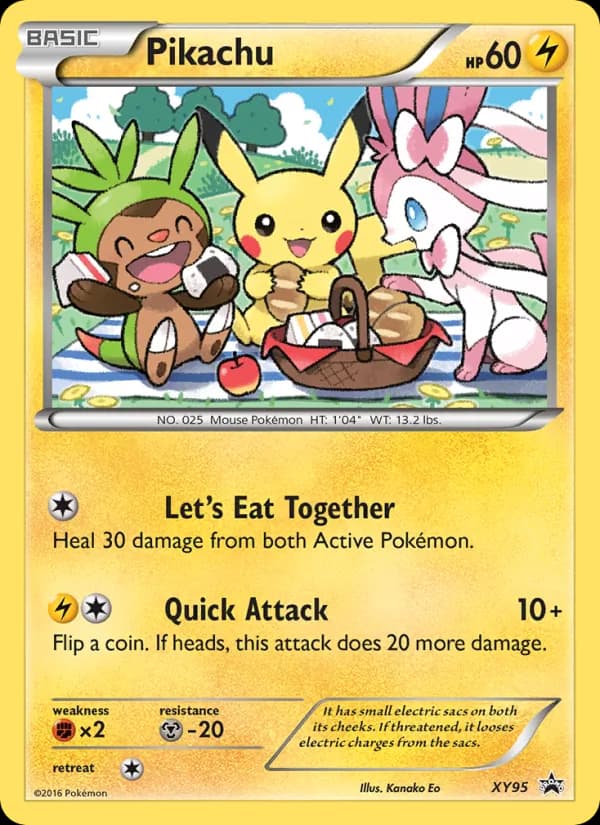 Pikachu XY95/211, XY Black Star Promos