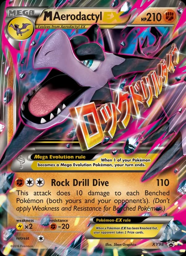 M Aerodactyl EX XY98/211, XY Black Star Promos
